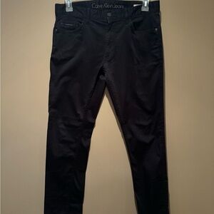 Calvin Klein Black Slim Pants with Sleek Fit
